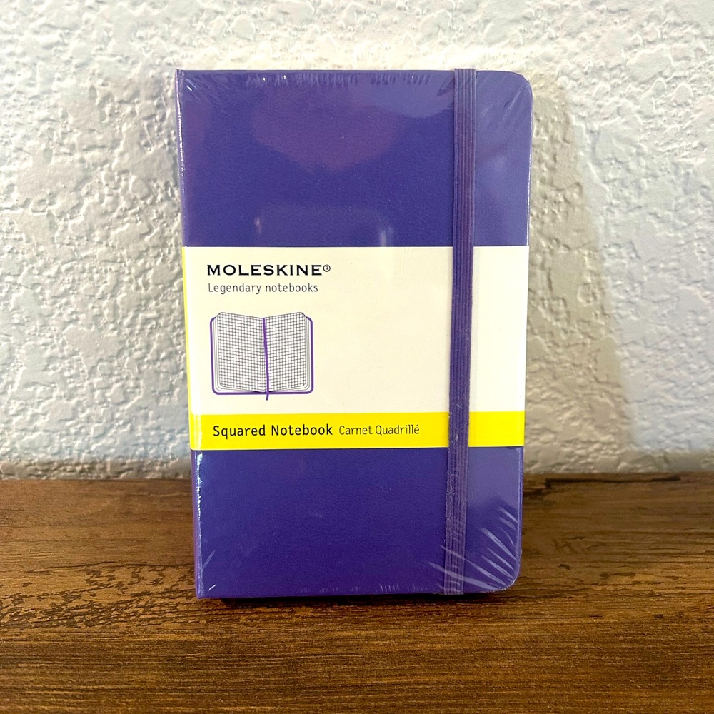 Moleskine Purple Squared Notebook